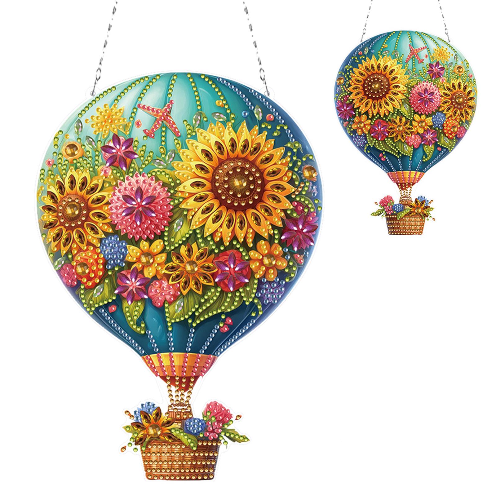 Flower Hot Air Balloon 2D Flat DIY Special Shape Rhinestone Diamond Art Window Pendants Diamond Art Pendant Wall Door Decoration
Flower Hot Air Balloon 2D Flat DIY Special Shape Rhinestone Diamond Art Window Pendants Diamond Art Pendant Wall Door Decoration