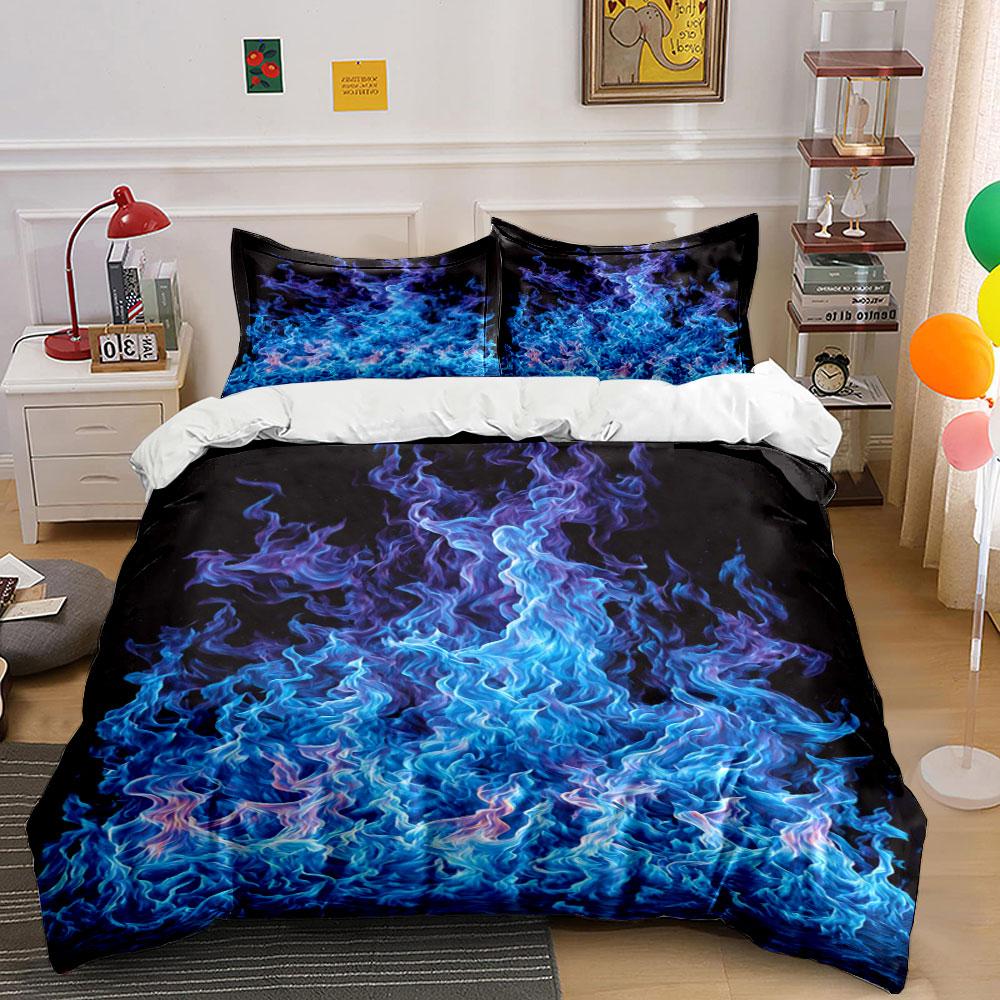 Blue and purple flames. Bedding sets Duvet cover sets Duvet covers Pillowcases(1 * Duvet Cover 2 * Pillowcases, without duvet insert) 135x200cm
Blue and purple flames. Bedding sets Duvet cover sets Duvet covers Pillowcases(1 * Duvet Cover 2 * Pillowcases, without duvet insert) 135x200cm