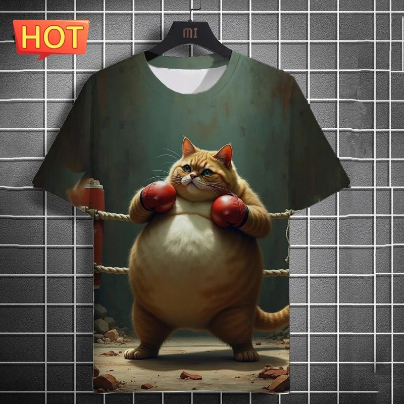 Мужская футболка с 3D-графикой смешного кота для фитнеса, оверсайз, с круглым вырезом, короткий рукав XXS
Мужская футболка с 3D-графикой смешного кота для фитнеса, оверсайз, с круглым вырезом, короткий рукав XXS