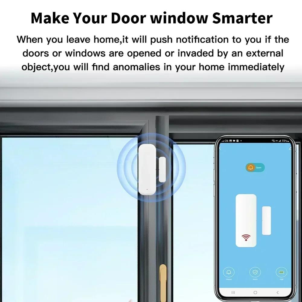 Tuya WiFi Датчик двери Датчик окна Умный дом Беспроводной детектор двери Smart Life APP Пульт дистанционного управления для Alexa Google Home
Tuya WiFi Датчик двери Датчик окна Умный дом Беспроводной детектор двери Smart Life APP Пульт дистанционного управления для Alexa Google Home