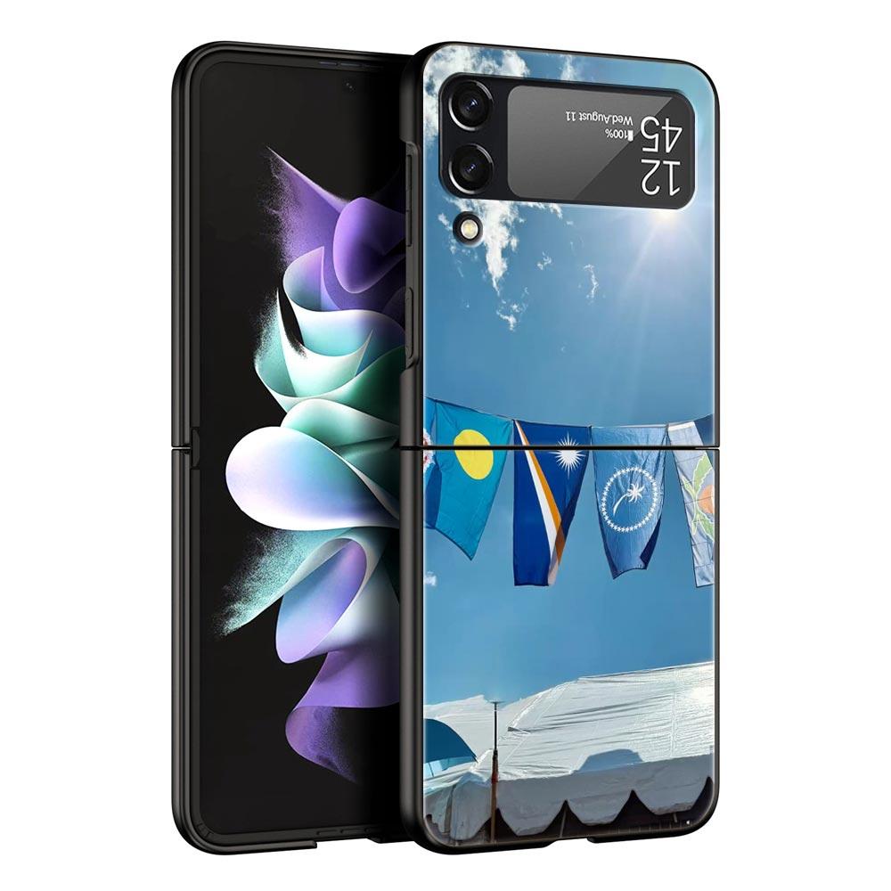 Phone Case for Samsung Galaxy Z Flip 3 4 5 6 7 Folding Black Shell For Samsung Z Flip4 Flip5 PC Hard Cover Marshall Islands Flag Galaxy Z Flip4
Phone Case for Samsung Galaxy Z Flip 3 4 5 6 7 Folding Black Shell For Samsung Z Flip4 Flip5 PC Hard Cover Marshall Islands Flag Galaxy Z Flip4