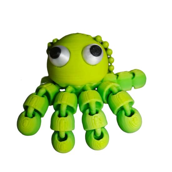 Keychain Pendant Octopus Shape 3D Printed Movable Joints Flexible Keychain Schoolbag Pendant Decompress Toy Souvenir Accessory зелений
Keychain Pendant Octopus Shape 3D Printed Movable Joints Flexible Keychain Schoolbag Pendant Decompress Toy Souvenir Accessory зелений