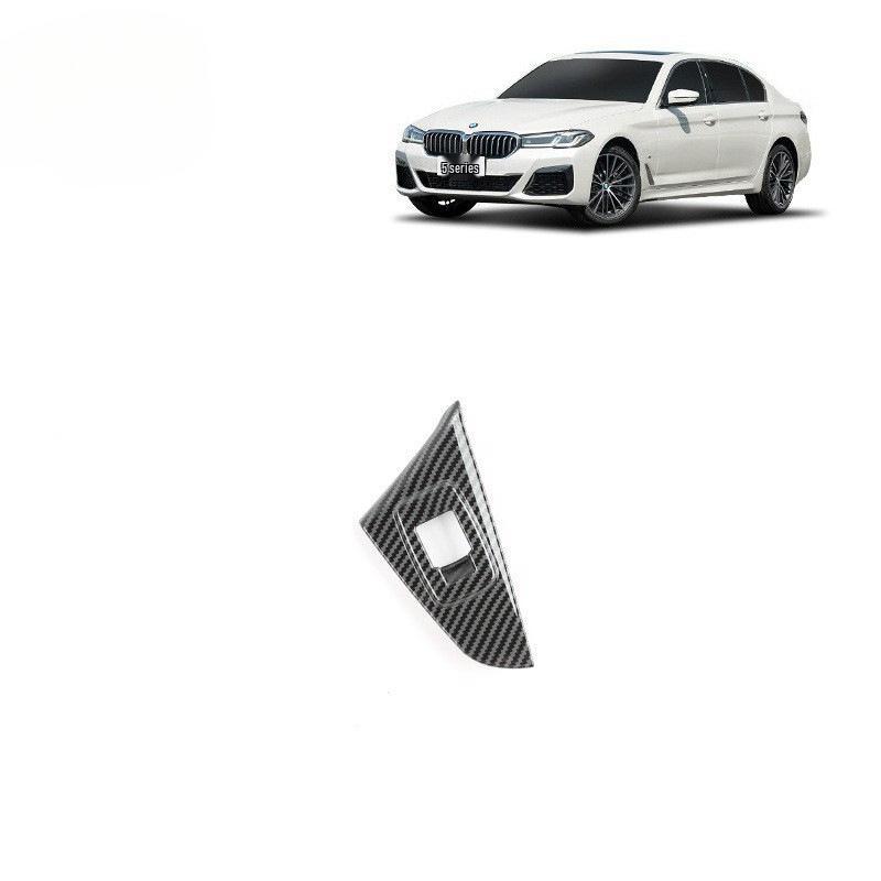 Carbon Fiber Interior Trim Set for BMW 5 Series: Center Console, Gear Shift, Multimedia Lift Panel, and Air Vents.
Carbon Fiber Interior Trim Set for BMW 5 Series: Center Console, Gear Shift, Multimedia Lift Panel, and Air Vents.