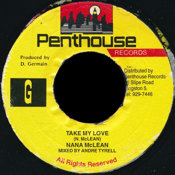7inch Record NANA MCLEAN Take My Love NONE Penthouse Recor Jamaica Reggae Ska Dub Used
7inch Record NANA MCLEAN Take My Love NONE Penthouse Recor Jamaica Reggae Ska Dub Used