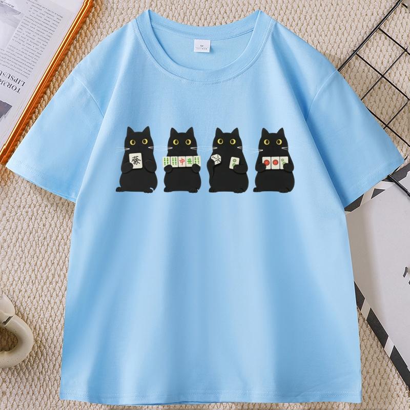 Mahjong Black Cat T Shirt Funny Board Game TShirt Game Night Gift for Unisex Women O Neck Short Sleeve Tops Summer Unisex Clothes 4XL
Mahjong Black Cat T Shirt Funny Board Game TShirt Game Night Gift for Unisex Women O Neck Short Sleeve Tops Summer Unisex Clothes 4XL