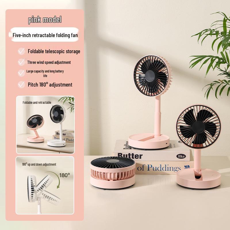 Portable 5-Inch Folding Telescopic USB Desk Fan for Office, Dorm, and Camping 13.5*13.5*29.5 cm
Portable 5-Inch Folding Telescopic USB Desk Fan for Office, Dorm, and Camping 13.5*13.5*29.5 cm