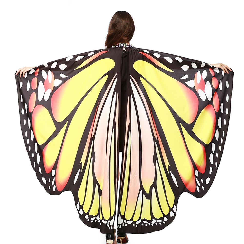 Ladies Soft Fabric Butterfly Wings Shawl Cappa Fairy Nymph Pixie Tippet Party Costume Decoration Scarf yellow 135 * 168cm#1
Ladies Soft Fabric Butterfly Wings Shawl Cappa Fairy Nymph Pixie Tippet Party Costume Decoration Scarf yellow 135 * 168cm#1