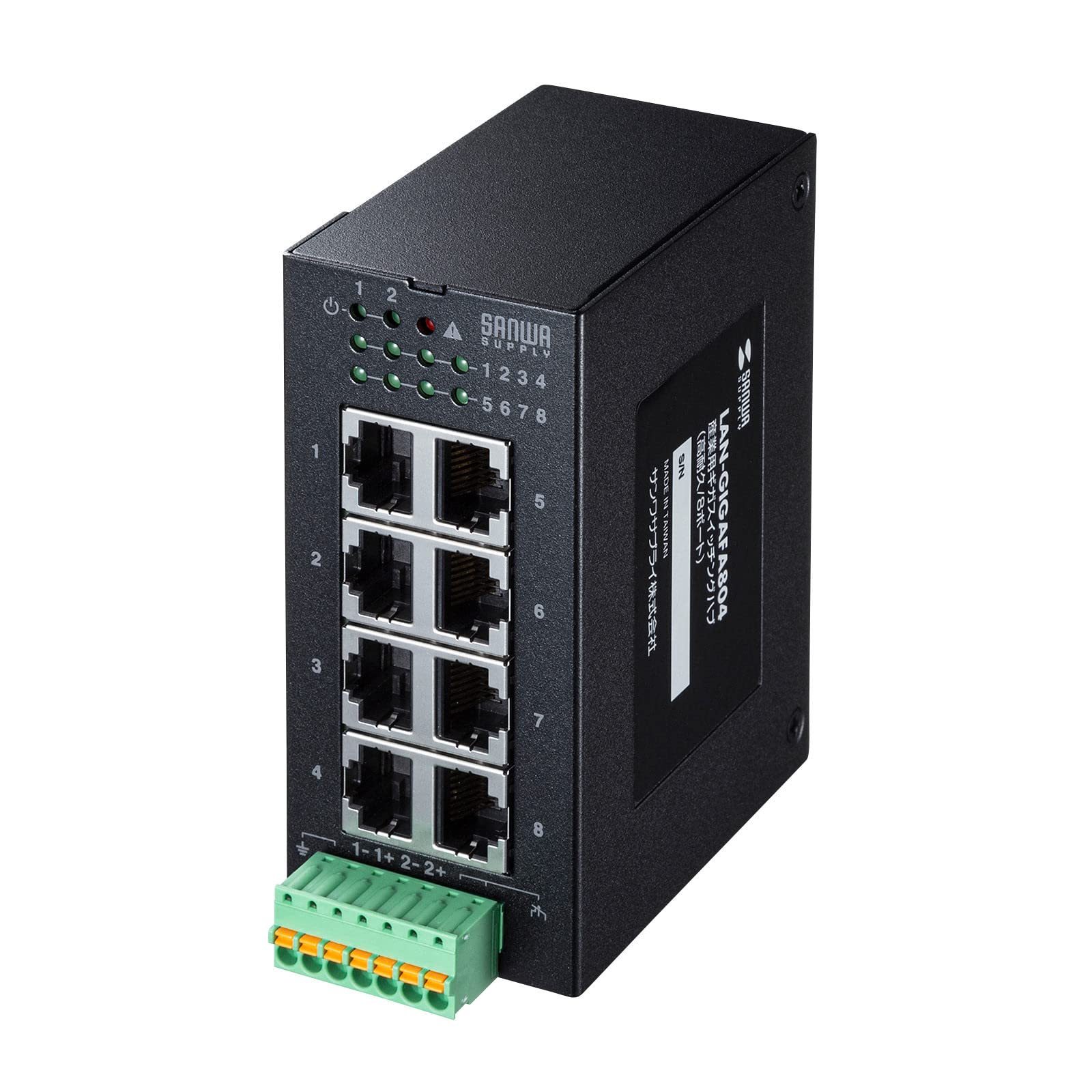 Sanwa Supply Industrial Giga Switching Hub (High Durability/8 Ports) LAN-GIGAFA804 чорний
Sanwa Supply Industrial Giga Switching Hub (High Durability/8 Ports) LAN-GIGAFA804 чорний