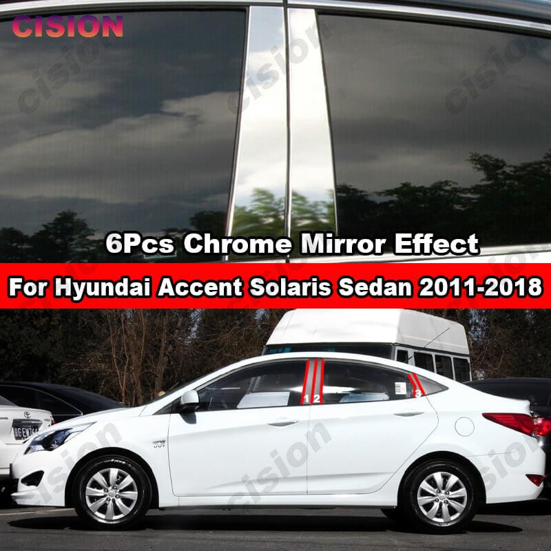 Для Hyundai Accent Solaris Sedan 2011-2018 Хромированное окно Дверная колонна B C Стойка Стойка Крышка Отделка Наклейка из нержавеющей стали
Для Hyundai Accent Solaris Sedan 2011-2018 Хромированное окно Дверная колонна B C Стойка Стойка Крышка Отделка Наклейка из нержавеющей стали
