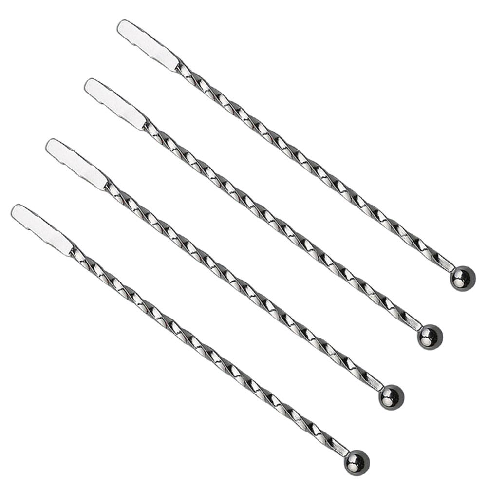 4 pcs 304 Stainless Steel Cocktail Stirring Stick Spiral Design For Mixing Drinks Juices Iced Tea Milk Bartender Tools Bar
4 pcs 304 Stainless Steel Cocktail Stirring Stick Spiral Design For Mixing Drinks Juices Iced Tea Milk Bartender Tools Bar