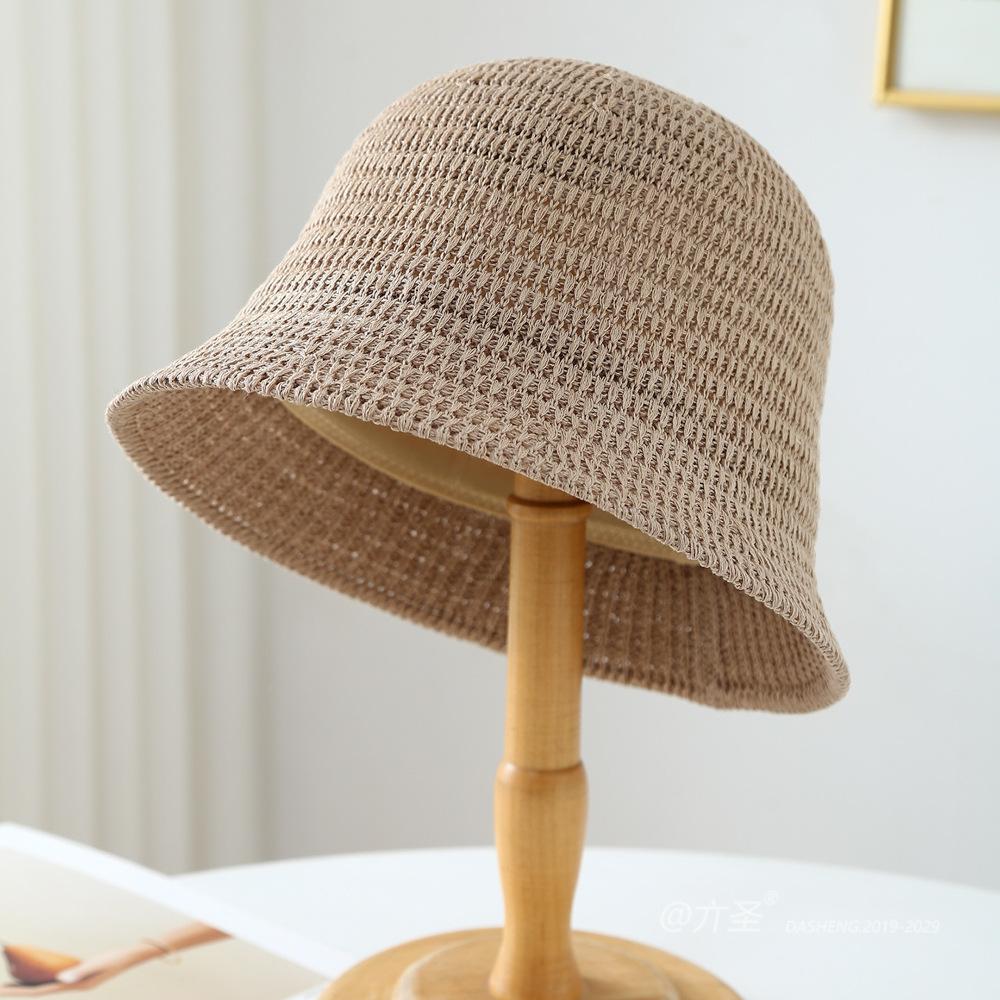 Women s Hollow-Out Bucket Hat Solid Color Artistic Straw Woven Fisherman s Summer Sunhat 56-58cm
Women s Hollow-Out Bucket Hat Solid Color Artistic Straw Woven Fisherman s Summer Sunhat 56-58cm