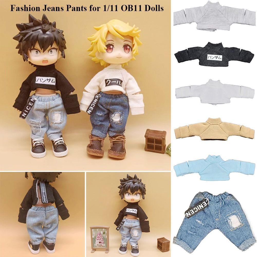 Accessories for 1/12BJD Dolls Blouse Cool Tops Doll Tops Fashion Jeans Pants Doll Casual T-shirt 2
Accessories for 1/12BJD Dolls Blouse Cool Tops Doll Tops Fashion Jeans Pants Doll Casual T-shirt 2