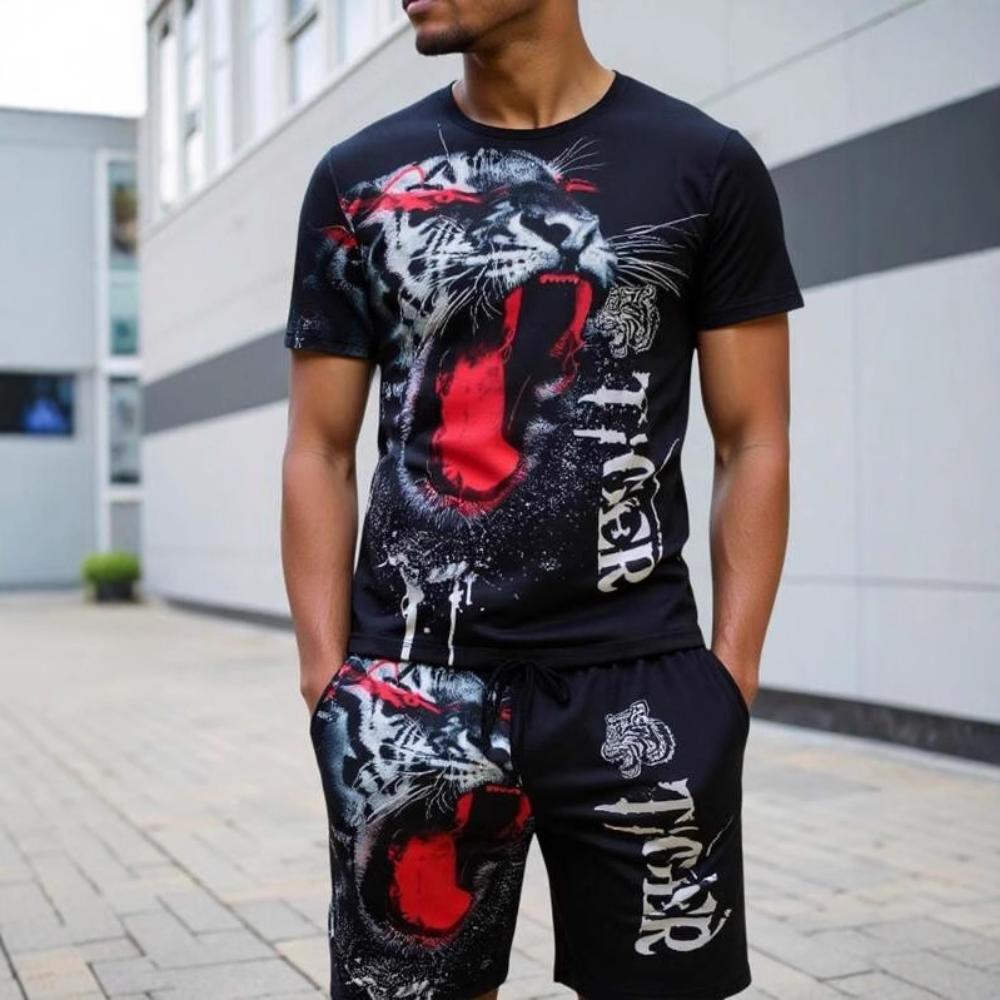 Men s Casual Simple Fashion Short Sleeve Shorts Set Breathable Lightweight Daily Unisex Sports Clothing S
Men s Casual Simple Fashion Short Sleeve Shorts Set Breathable Lightweight Daily Unisex Sports Clothing S