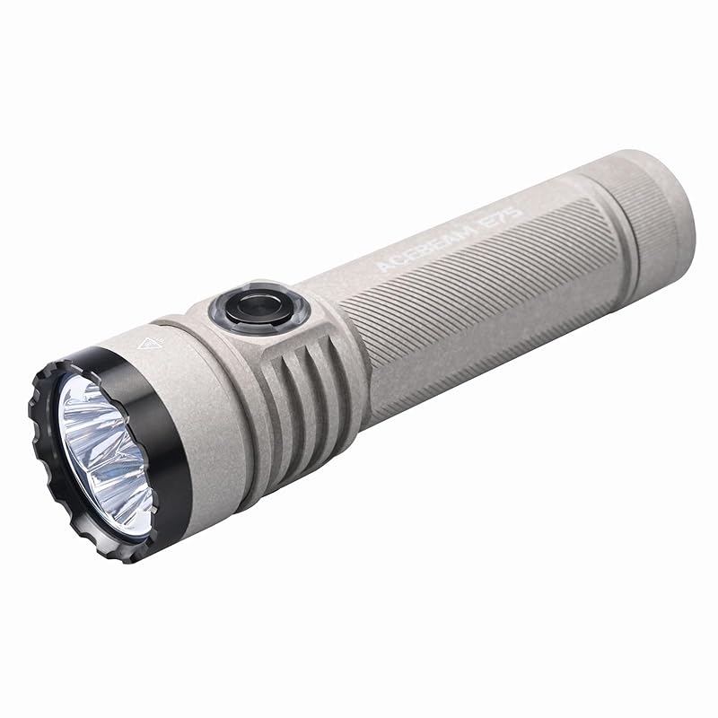 ACEBEAM E75 flashlight High color rendering CRI90 daylight white 5000K led flash light 3000 lumens high brightness powerful handy light work light
ACEBEAM E75 flashlight High color rendering CRI90 daylight white 5000K led flash light 3000 lumens high brightness powerful handy light work light