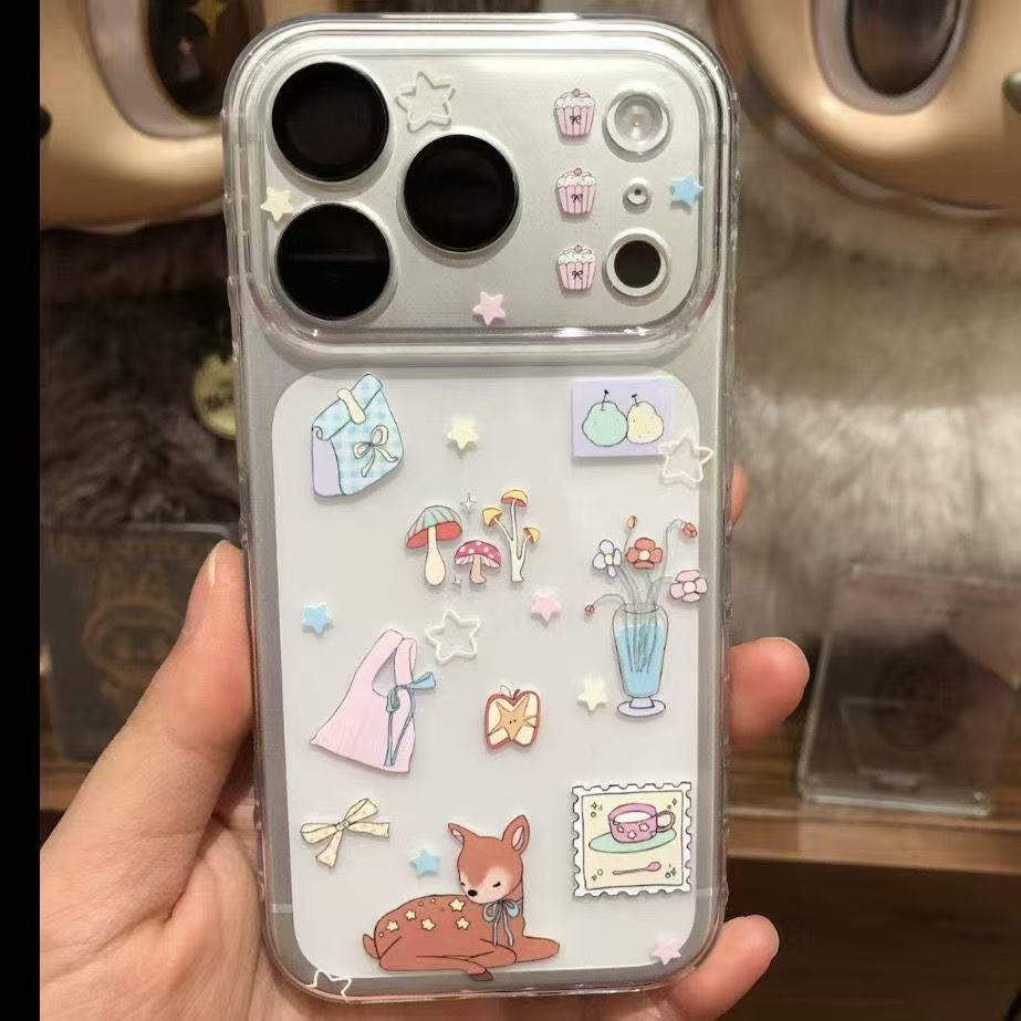 Little Deer Illustration Transparent Phone Case for Apple 11, 12, 13, 14, 16, 17 Pro Max iPhone 17 Pro
Little Deer Illustration Transparent Phone Case for Apple 11, 12, 13, 14, 16, 17 Pro Max iPhone 17 Pro