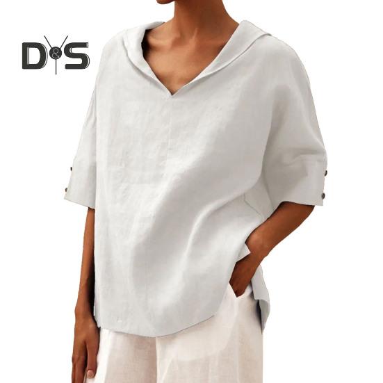 Women Shirt Solid Color Hooded Half Sleeve Pullover Tops Solid Color Loose Fit Casual Shirt Lightweight Breathable Daily Wear XL білий
Women Shirt Solid Color Hooded Half Sleeve Pullover Tops Solid Color Loose Fit Casual Shirt Lightweight Breathable Daily Wear XL білий