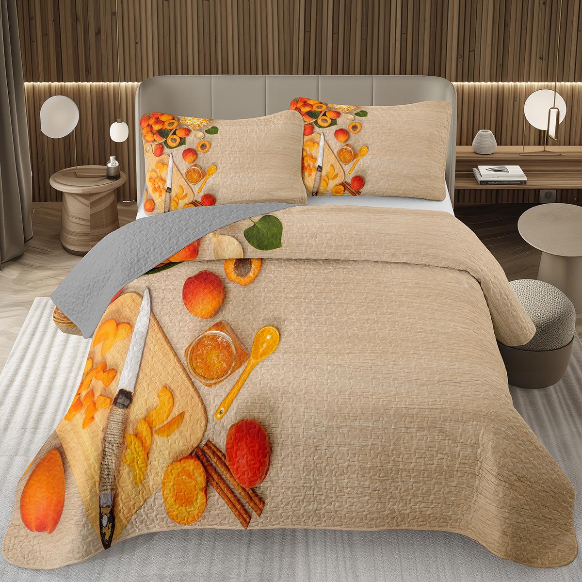 Cartoon Fruits Bedspread Twin Full Cool Fruit Bedding Set Kawaii Kiwi Pattern Coverlets Lightweight Reversible Quilted Bed Cover EU Single 135x200cm
Cartoon Fruits Bedspread Twin Full Cool Fruit Bedding Set Kawaii Kiwi Pattern Coverlets Lightweight Reversible Quilted Bed Cover EU Single 135x200cm