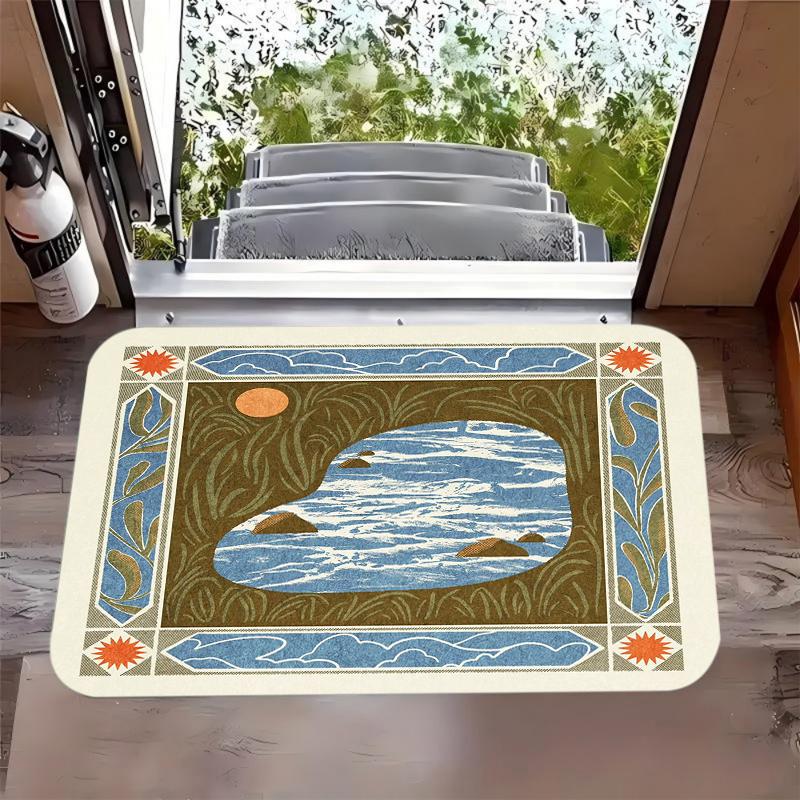 Moroccan Ethnic Air Door Gasket Natural Landscape Printed Carpet Living Room Bedroom Decoration Carpet 40cm x 60cm
Moroccan Ethnic Air Door Gasket Natural Landscape Printed Carpet Living Room Bedroom Decoration Carpet 40cm x 60cm