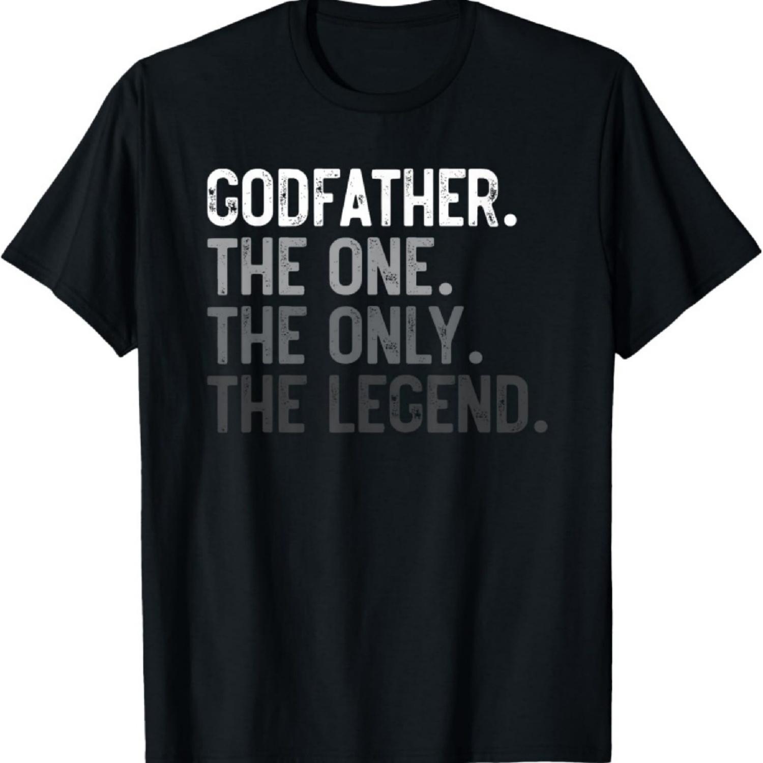 Mens Godfather One Only Legend Father s Day for Grandpa T-Shirt XXXXXL чорний
Mens Godfather One Only Legend Father s Day for Grandpa T-Shirt XXXXXL чорний