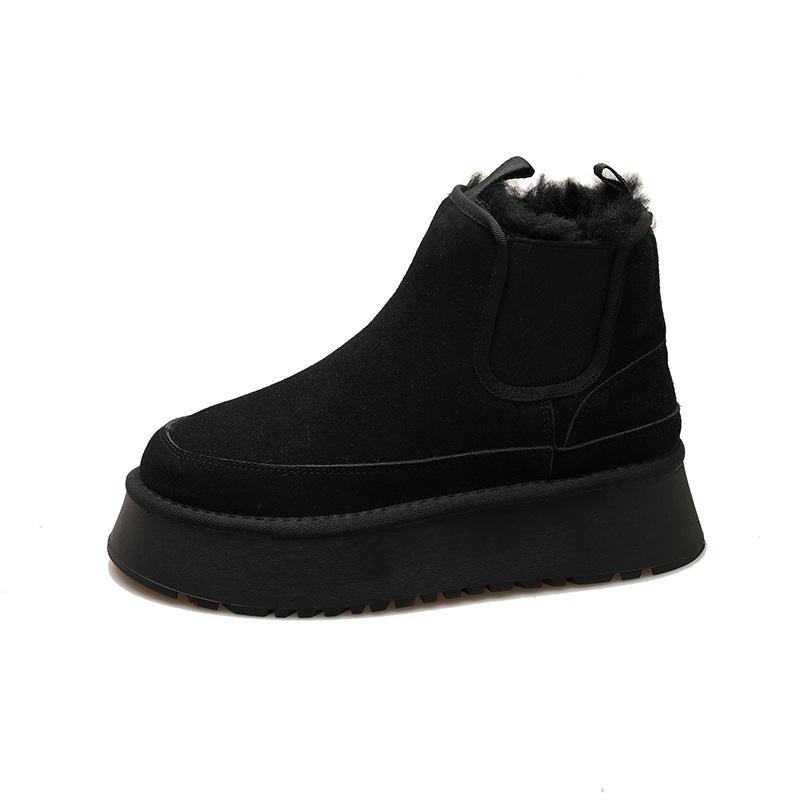Женские зимние ботинки на толстой подошве с увеличением роста, новинка 2025 года, короткие хлопковые ботинки с утолщенной подкладкой, обувь из хлопка для снега Sangpo Village, Северо-восток 40 чёрный
Женские зимние ботинки на толстой подошве с увеличением роста, новинка 2025 года, короткие хлопковые ботинки с утолщенной подкладкой, обувь из хлопка для снега Sangpo Village, Северо-восток 40 чёрный