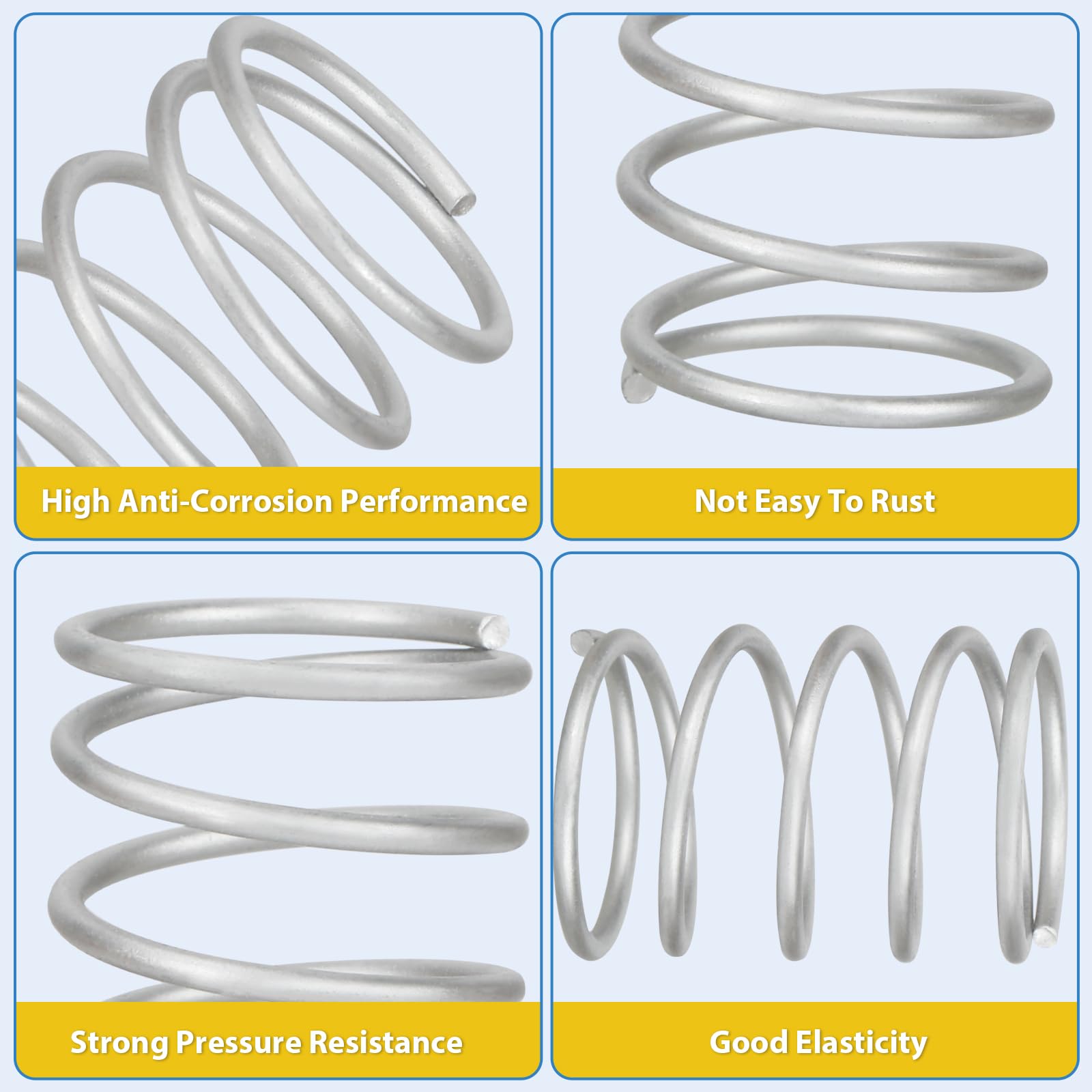 4Pcs Spool Cap Spring for MTD/Ryobi/Troy-Bilt Lawn Mower Trimmer Head Replacement Part,791-610317B Type A
4Pcs Spool Cap Spring for MTD/Ryobi/Troy-Bilt Lawn Mower Trimmer Head Replacement Part,791-610317B Type A