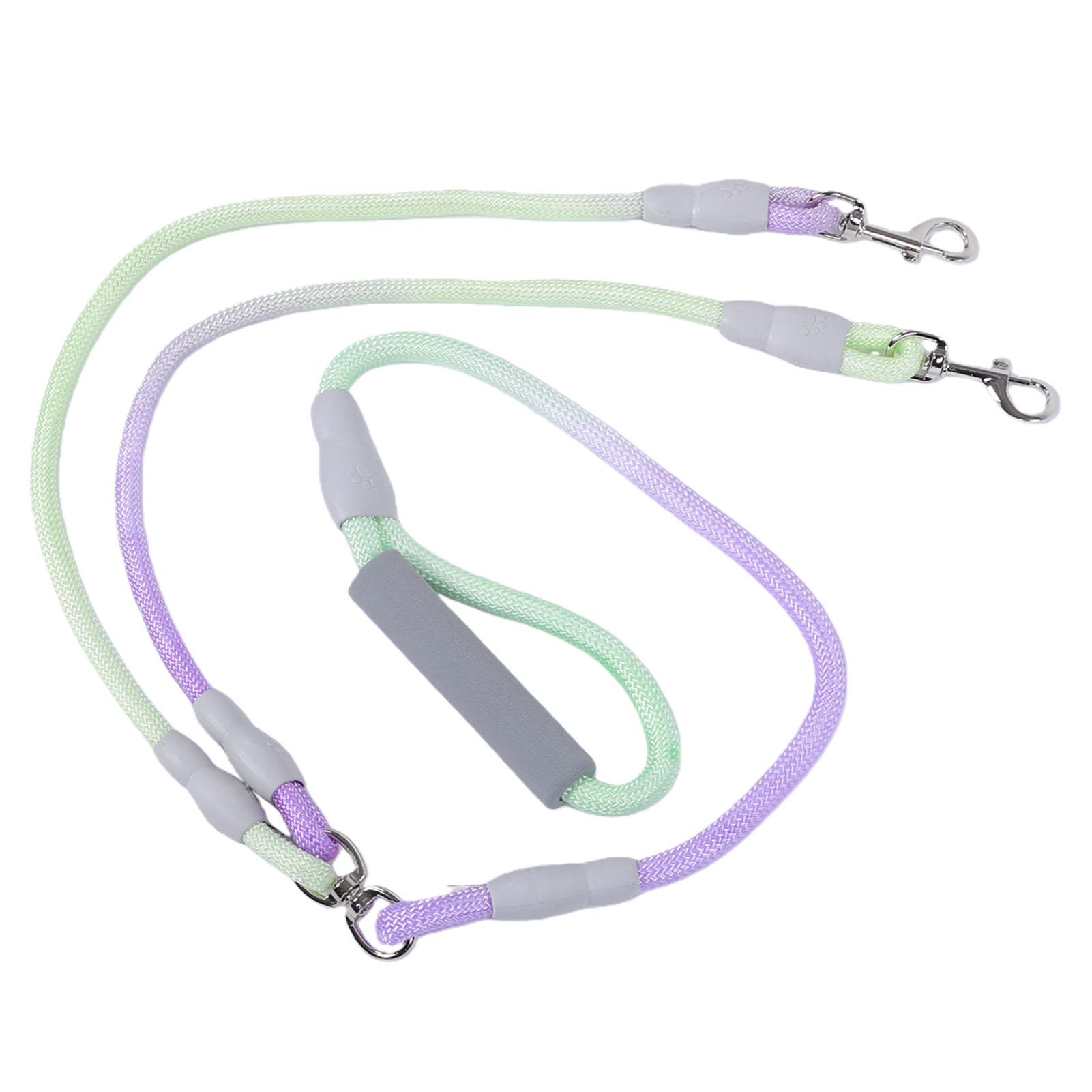 Double Dog Leash for Two Dogs Pet Walking Training Rope with Comfortable Padded Handle
Double Dog Leash for Two Dogs Pet Walking Training Rope with Comfortable Padded Handle