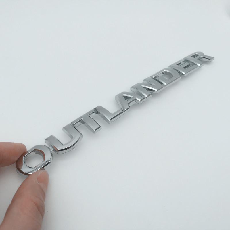 1pcs 3D ABS silver/black for Mitsubishi OUTLANDER car letters Fender side emblem rear Tail Bumper Truck badge sticker Styling
1pcs 3D ABS silver/black for Mitsubishi OUTLANDER car letters Fender side emblem rear Tail Bumper Truck badge sticker Styling