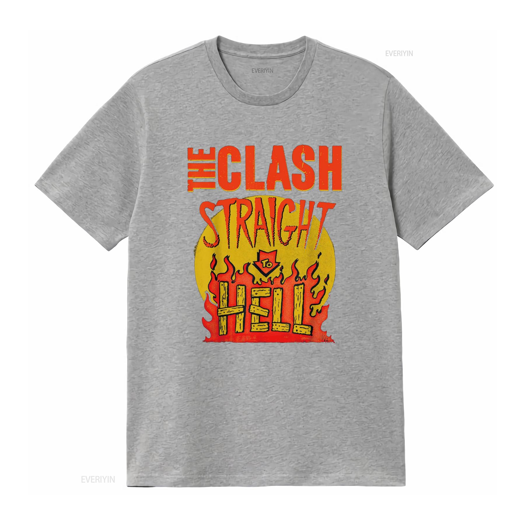 The Clash Straight To Hell T Shirt vintage Washed Versatile Stylish designer clothes Slightly Casual Soft homme Unisex S
The Clash Straight To Hell T Shirt vintage Washed Versatile Stylish designer clothes Slightly Casual Soft homme Unisex S