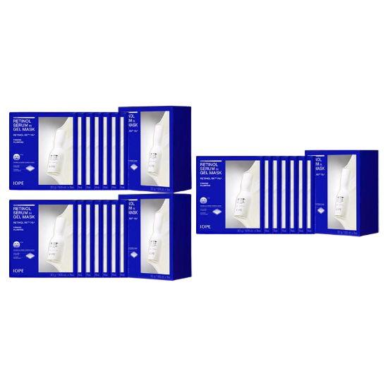 IOPE Retinol Serum-in-Gel Mask Anti-Wrinkle & Firming Treatment Set 7 Sheets × 3 Packs
IOPE Retinol Serum-in-Gel Mask Anti-Wrinkle & Firming Treatment Set 7 Sheets × 3 Packs