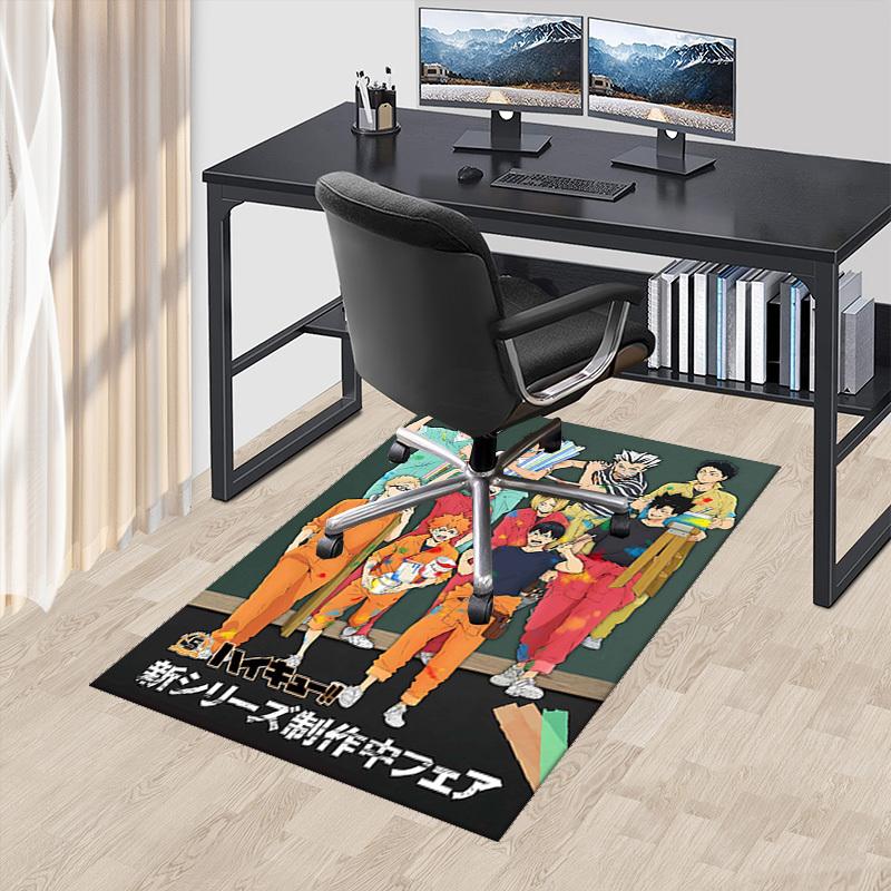1pc Haikyuu!! Anime Characters Office Chair Mat - Anti-Slip Carpet with Colorful Paint Splatter Design for Home and Office Decor, Suitable for All Sea 60cm by 90cm
1pc Haikyuu!! Anime Characters Office Chair Mat - Anti-Slip Carpet with Colorful Paint Splatter Design for Home and Office Decor, Suitable for All Sea 60cm by 90cm