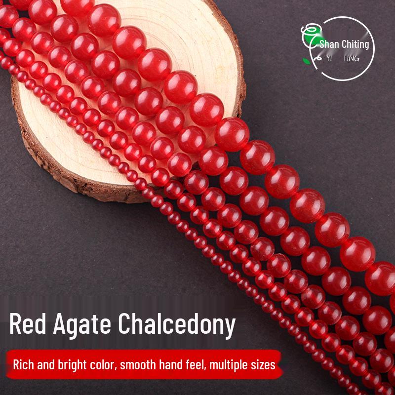 Agate Red Chalcedony Round Beads for DIY Jewelry & Accessories, Handmade Bracelets & Necklace Materials 4mm Strand
Agate Red Chalcedony Round Beads for DIY Jewelry & Accessories, Handmade Bracelets & Necklace Materials 4mm Strand