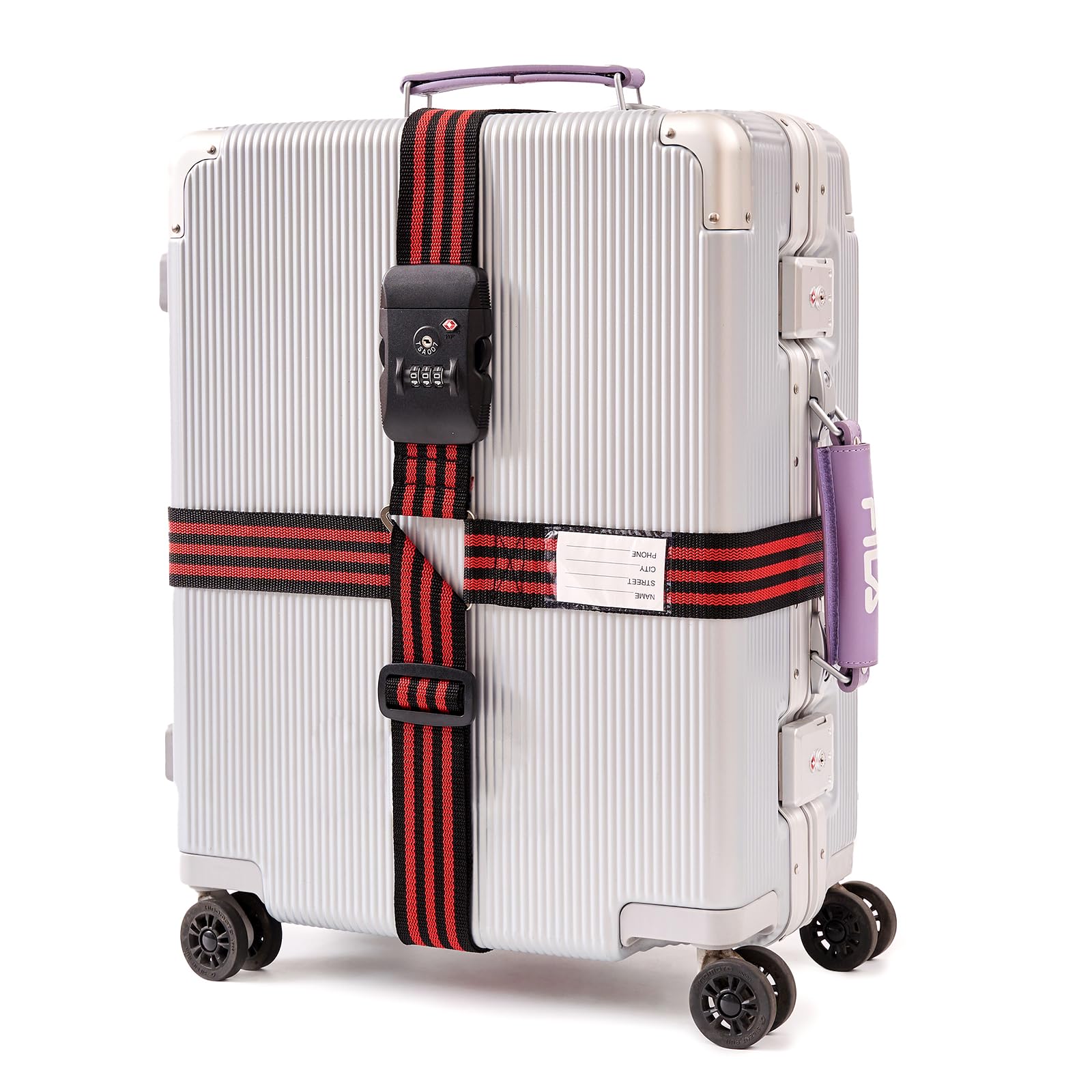 MiyabiLife Ремень для чемодана с TSA Предотвращает провисание сумок для бизнеса, Регулируемый с помощью циферблата и замком красного и черного цвета, Крестообразный, Ремень для ручной клади, Провисание ручной клади,
MiyabiLife Ремень для чемодана с TSA Предотвращает провисание сумок для бизнеса, Регулируемый с помощью циферблата и замком красного и черного цвета, Крестообразный, Ремень для ручной клади, Провисание ручной клади,