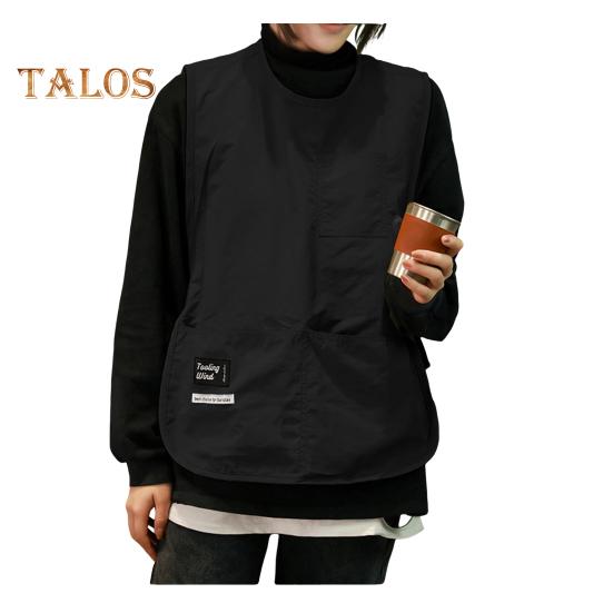 Нейлоновый фартук, водонепроницаемый, устойчивый к пятнам, повседневный жилет, однотонный жилет без рукавов, рабочая одежда с карманами для кухни, рукоделие, живопись чёрный
Нейлоновый фартук, водонепроницаемый, устойчивый к пятнам, повседневный жилет, однотонный жилет без рукавов, рабочая одежда с карманами для кухни, рукоделие, живопись чёрный