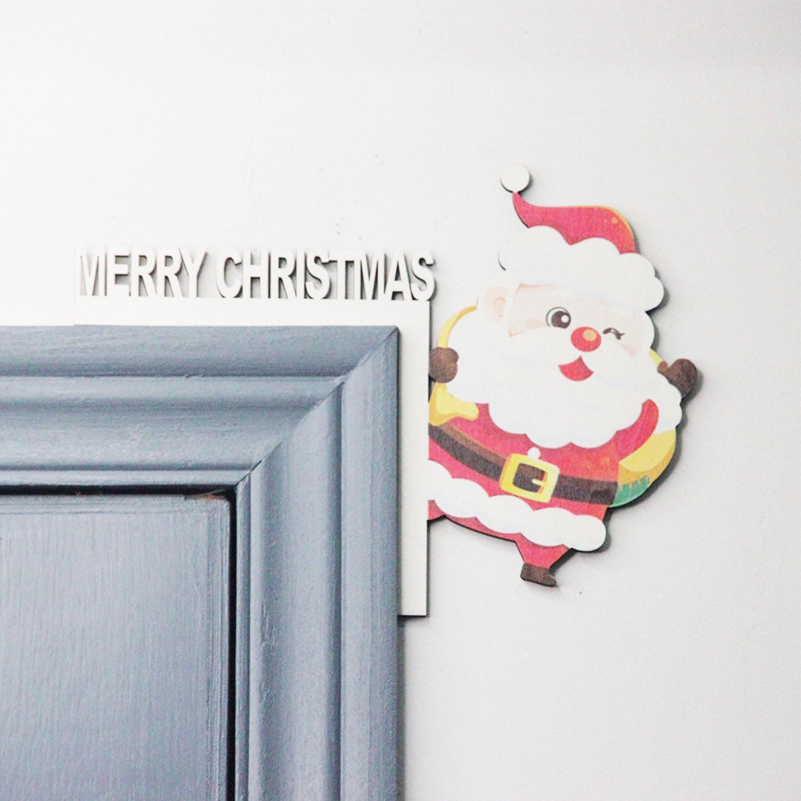 Christmas Door Frame Decoration Santa Claus Wooden Ornament Elk Xmas Decor 2025 Halloween New Year Home Decor Navidad
Christmas Door Frame Decoration Santa Claus Wooden Ornament Elk Xmas Decor 2025 Halloween New Year Home Decor Navidad
