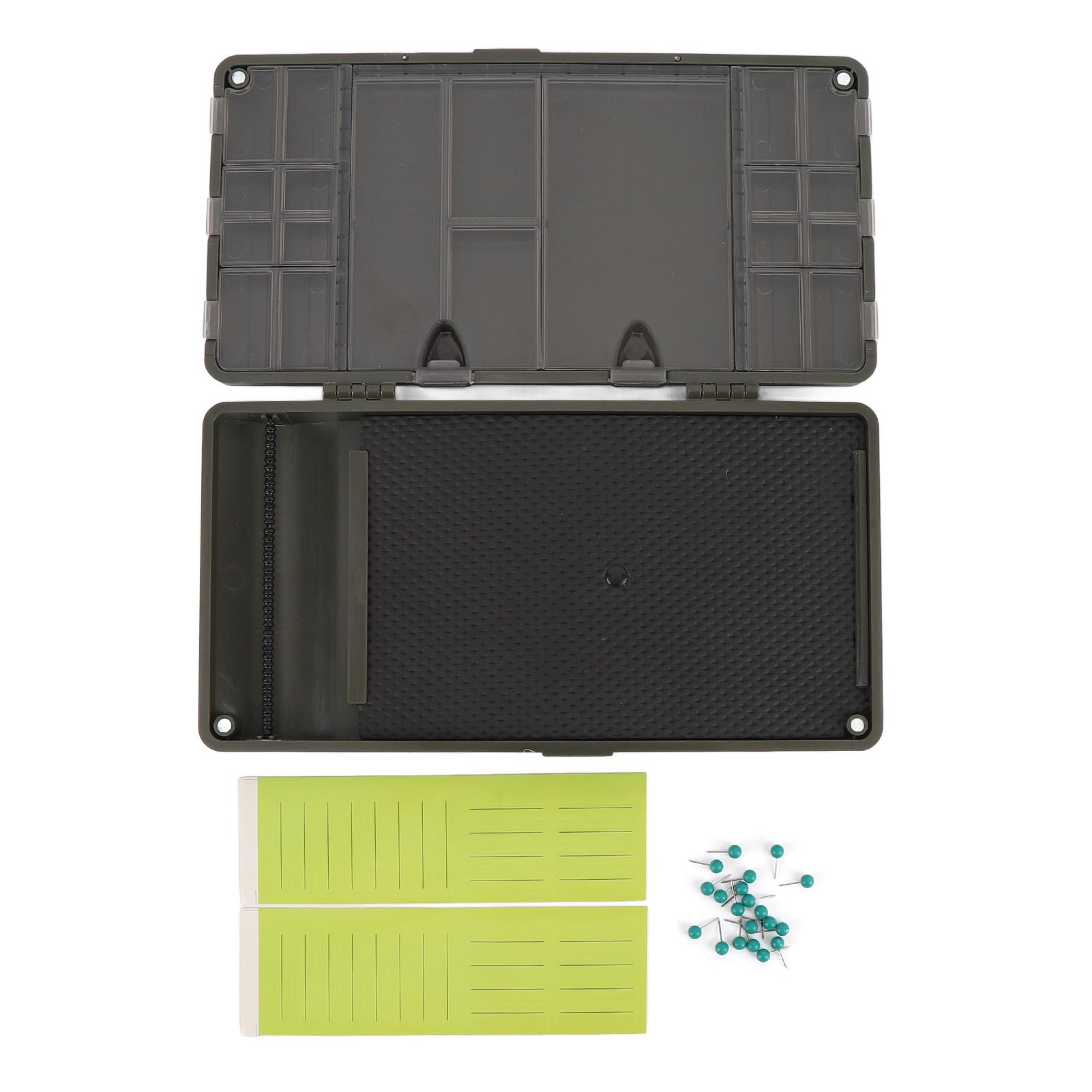 Carp Fishing Tackle Box Hook Storage Box with 20 Pins 1 Label Sticker Carp Fishing Rig Container
Carp Fishing Tackle Box Hook Storage Box with 20 Pins 1 Label Sticker Carp Fishing Rig Container