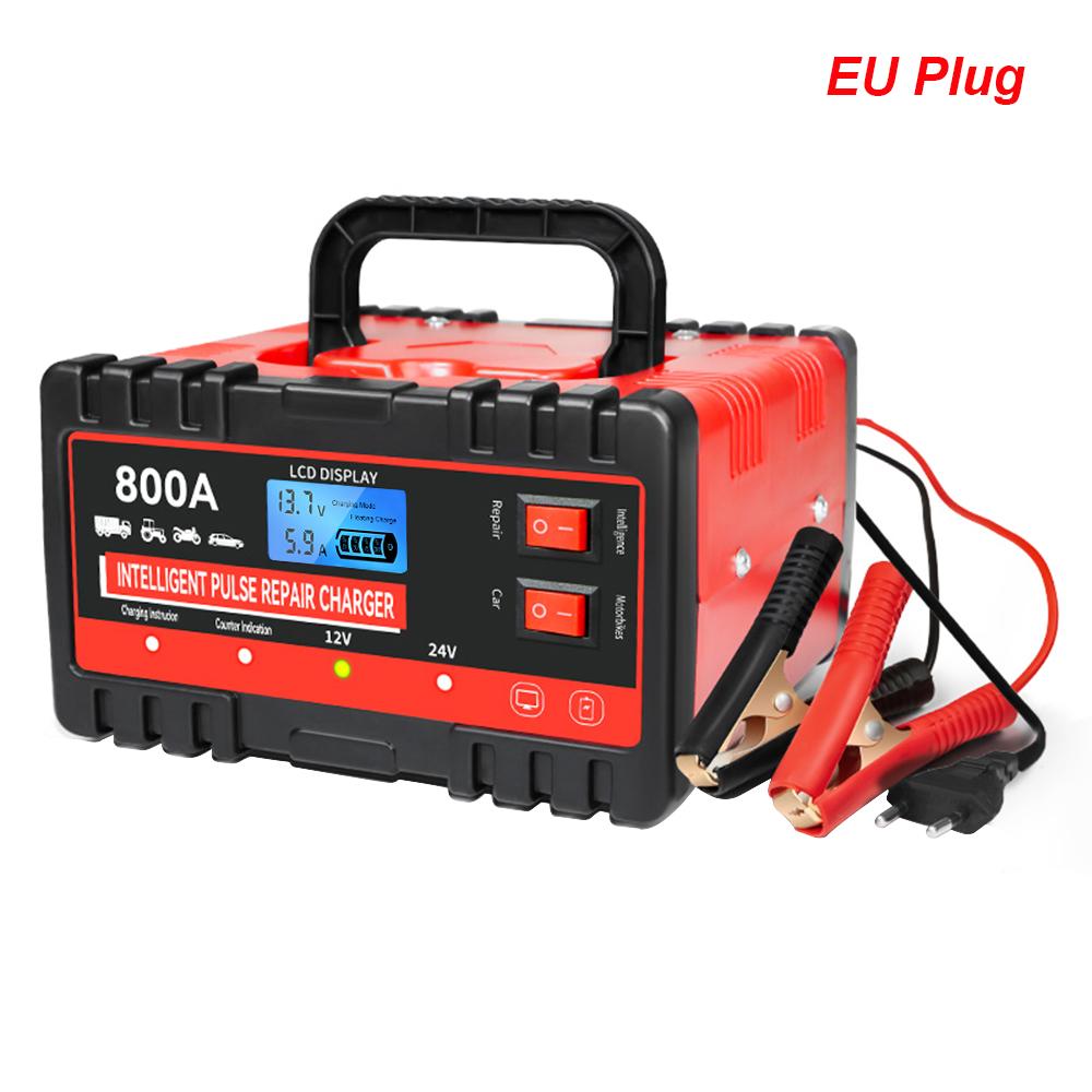 220W Car Battery Chargers 12V 24V Truck Charger Lead Acid Batteries Storage Cell Charging Device Smart Pulse Repair With Switch
220W Car Battery Chargers 12V 24V Truck Charger Lead Acid Batteries Storage Cell Charging Device Smart Pulse Repair With Switch