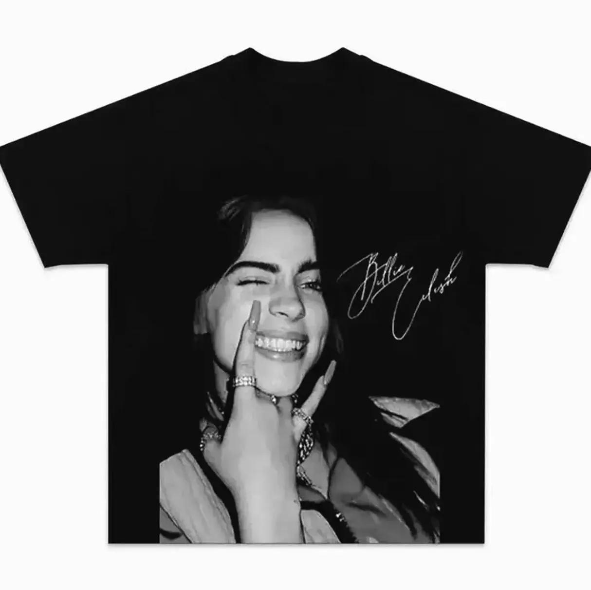 Billie Eilish Portrait Graphic Y2k New T shirt Cotton Unisex Unisexs Womens TShirt Cute Oversized Vintage Bootleg Tee Fans Gifts 4XL
Billie Eilish Portrait Graphic Y2k New T shirt Cotton Unisex Unisexs Womens TShirt Cute Oversized Vintage Bootleg Tee Fans Gifts 4XL