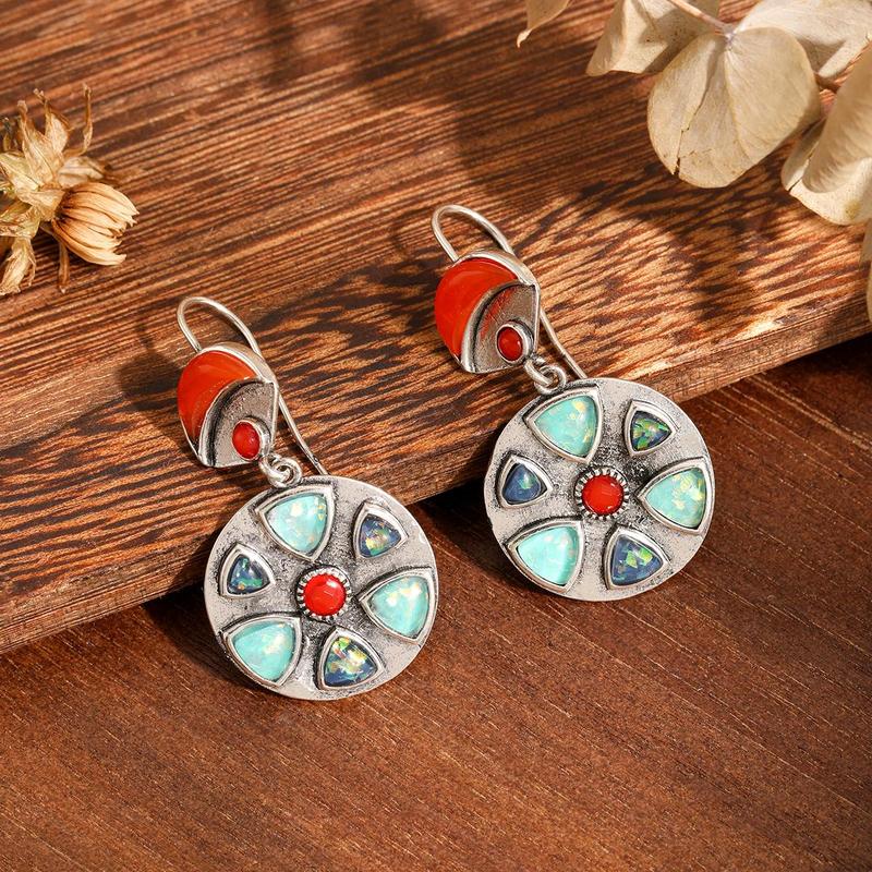 Vintage Colored Zircon Earrings Imitating Australian Luxury women s Accessories Jewelry Bride Charm Wedding Gift
Vintage Colored Zircon Earrings Imitating Australian Luxury women s Accessories Jewelry Bride Charm Wedding Gift