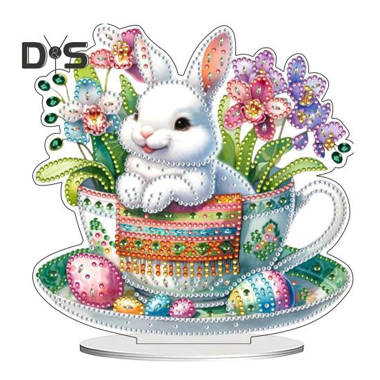 Пасхальний орнамент зі штучного діаманту. Художній кролик. Настільний орнамент. Двосторонній підвісний орнамент зі стразами для домашнього декору настільних дверей. H
Пасхальний орнамент зі штучного діаманту. Художній кролик. Настільний орнамент. Двосторонній підвісний орнамент зі стразами для домашнього декору настільних дверей. H