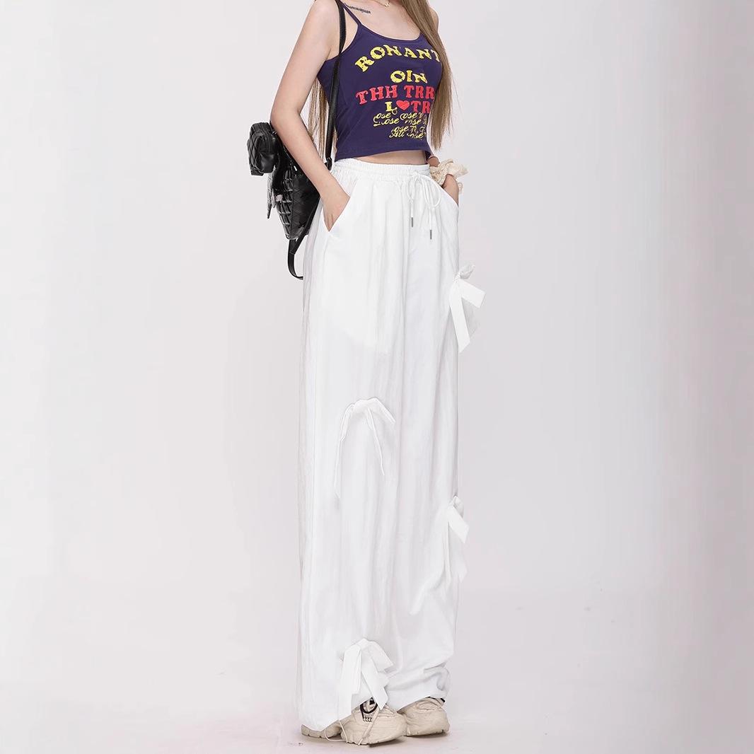 Women s Summer Elastic Waist Bow Jumpsuit with Drawstring, Pockets, and Loose Straight-Leg Pants 2XL зелёный
Women s Summer Elastic Waist Bow Jumpsuit with Drawstring, Pockets, and Loose Straight-Leg Pants 2XL зелёный