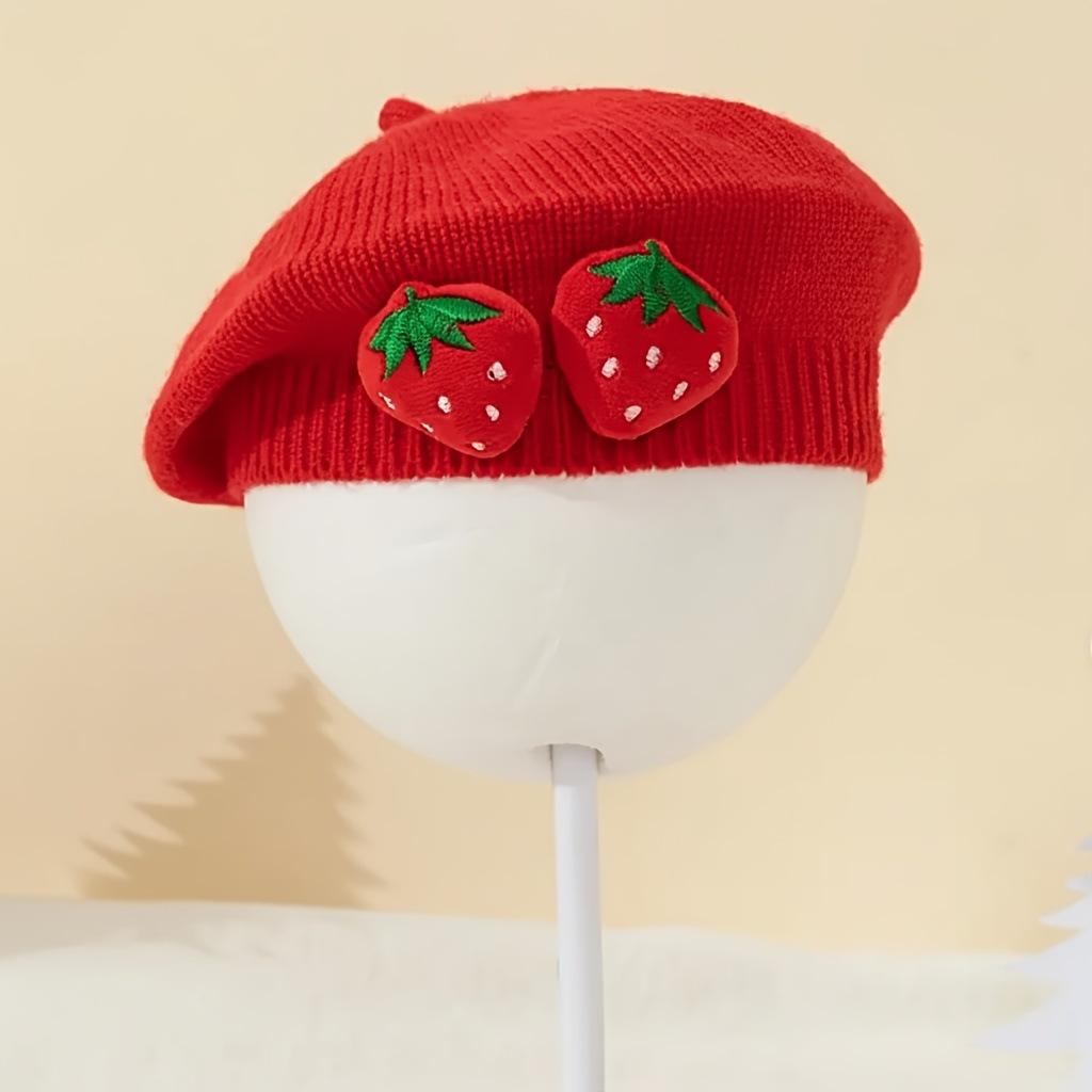 New Spring Baby Beret 0-12M Sweet Strawberry Infant Girls Knit Hat Cute Warm Toddler Stylish Hat One Size красный
New Spring Baby Beret 0-12M Sweet Strawberry Infant Girls Knit Hat Cute Warm Toddler Stylish Hat One Size красный