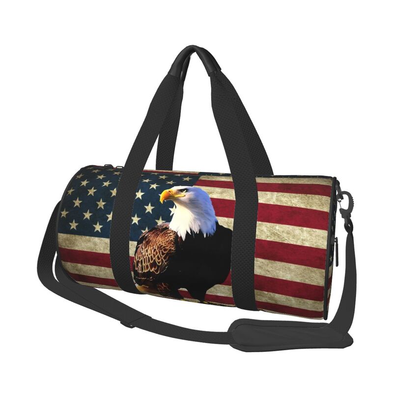 American Flag Eagle Print Travel Duffel Bag Unisex Lightweight Yoga Gym Sports Bags Portable Waterproof Carry on Luggage Bag
American Flag Eagle Print Travel Duffel Bag Unisex Lightweight Yoga Gym Sports Bags Portable Waterproof Carry on Luggage Bag