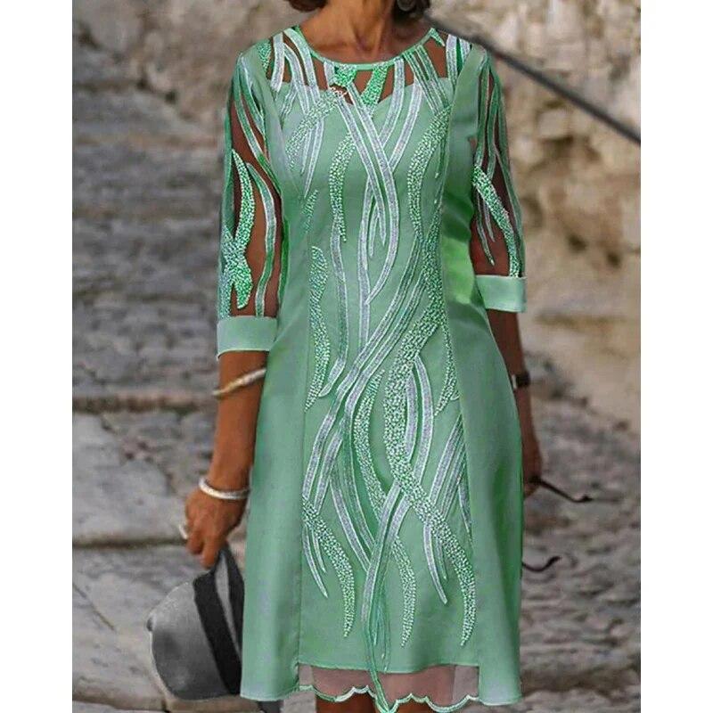2023 Fashion Lace Stitching Summer Dress Women Solid Casual Loose Woman Dress Party Casual Elegant A Line Dresses Vestidos 26521
2023 Fashion Lace Stitching Summer Dress Women Solid Casual Loose Woman Dress Party Casual Elegant A Line Dresses Vestidos 26521