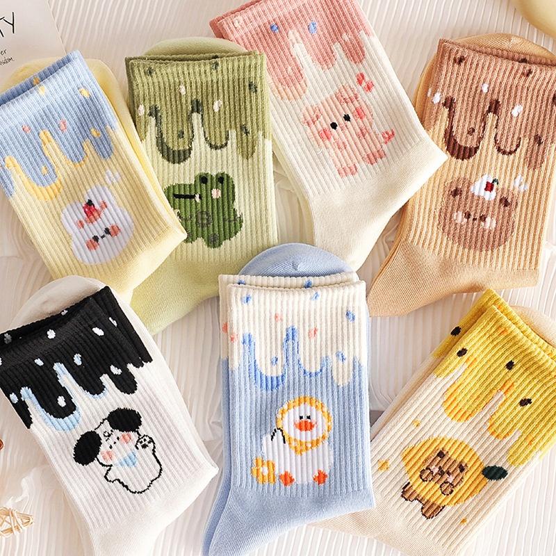 7Pairs Fashionable Long Tube Socks For Women Autumn Winter New Style Student Cute Japanese Style Long Socks Korean Version one size
7Pairs Fashionable Long Tube Socks For Women Autumn Winter New Style Student Cute Japanese Style Long Socks Korean Version one size