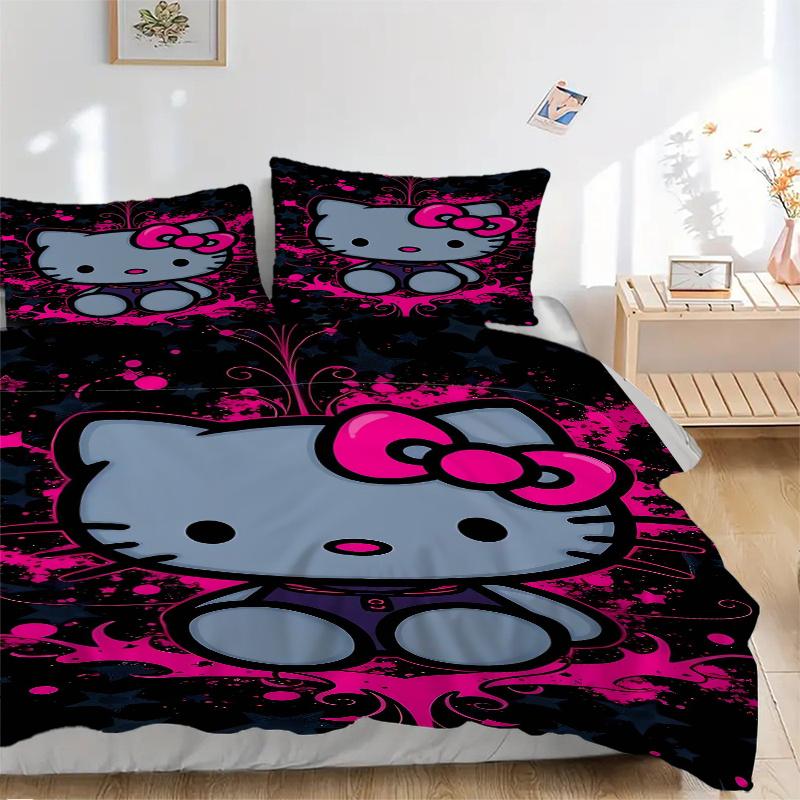 3 шт. Милый и модный комплект постельного белья Hello Kitty Включает пододеяльник и наволочки, Подходит для всех сезонов, Можно стирать в машине, Идеальный подарок S009 135x200cm
3 шт. Милый и модный комплект постельного белья Hello Kitty Включает пододеяльник и наволочки, Подходит для всех сезонов, Можно стирать в машине, Идеальный подарок S009 135x200cm