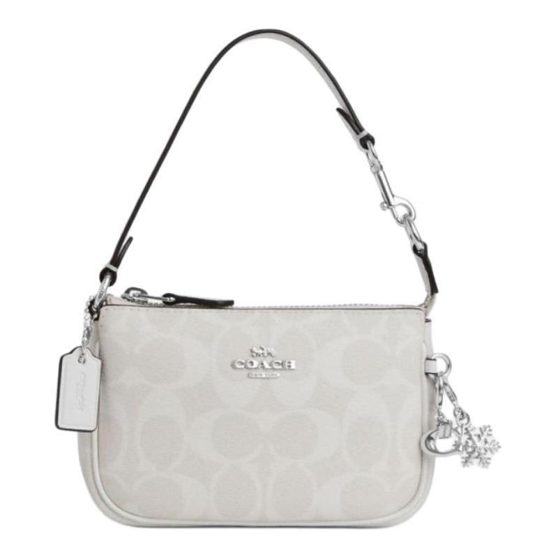 COACH Nolita 15 metal logo letters classic presbyopia cow leather portable shoulder crossbody bag mini women s white золотий
COACH Nolita 15 metal logo letters classic presbyopia cow leather portable shoulder crossbody bag mini women s white золотий