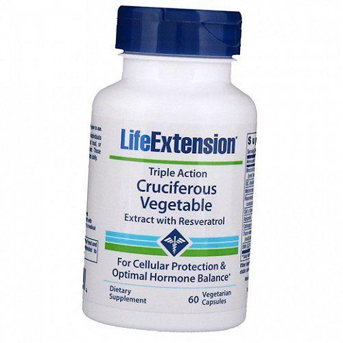 Комплекс для захисту клітин та гормонального балансу, Triple Action Cruciferous with Resveratrol, Life Extension 60вегкапс (71346019) 60vcaps
Комплекс для захисту клітин та гормонального балансу, Triple Action Cruciferous with Resveratrol, Life Extension 60вегкапс (71346019) 60vcaps