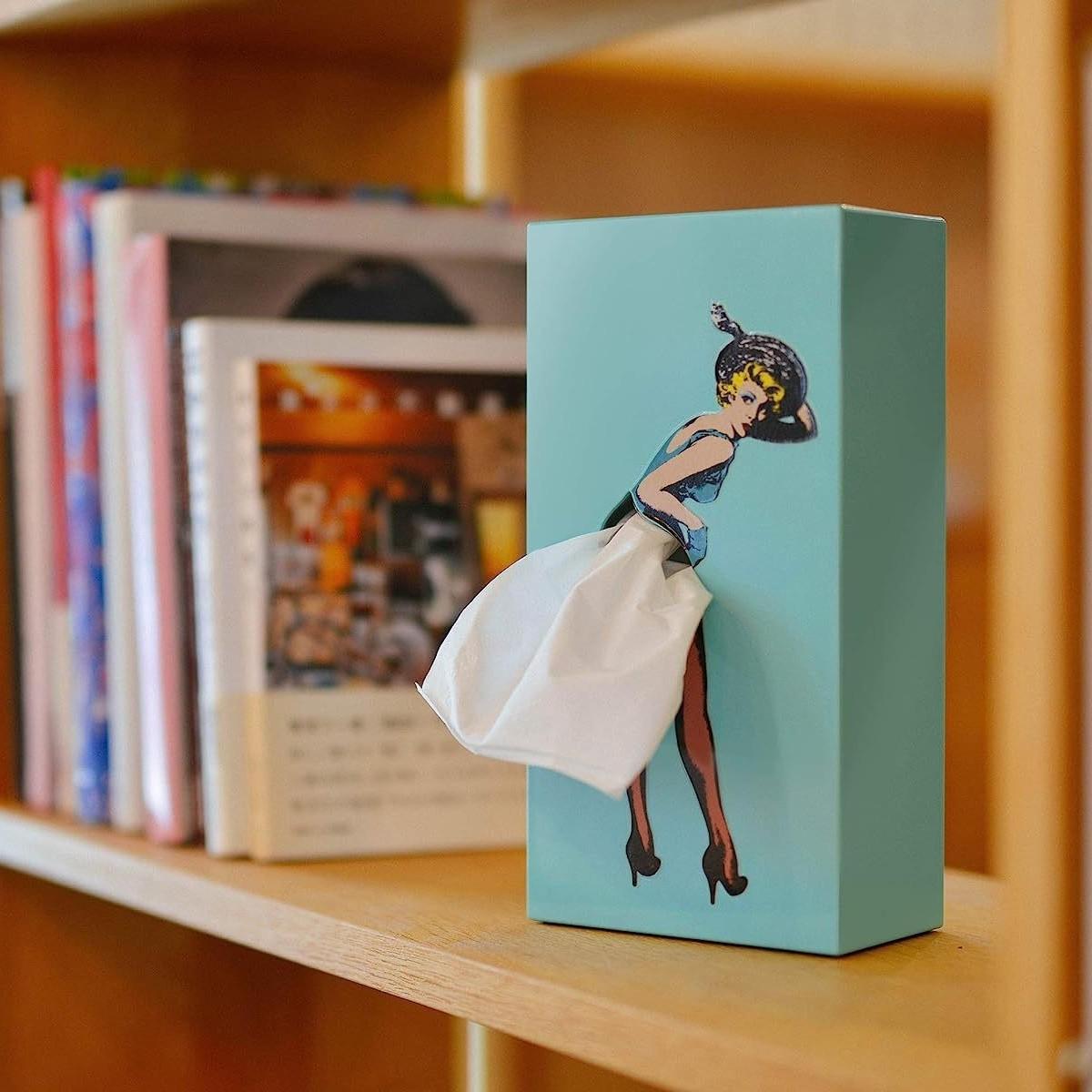 Vintage Dancer Tissue Box Cover Cartoon Ballerina with Flying Tutu Skirt, Decorative Tissue Holder for Home Bathroom Bedroom синий
Vintage Dancer Tissue Box Cover Cartoon Ballerina with Flying Tutu Skirt, Decorative Tissue Holder for Home Bathroom Bedroom синий
