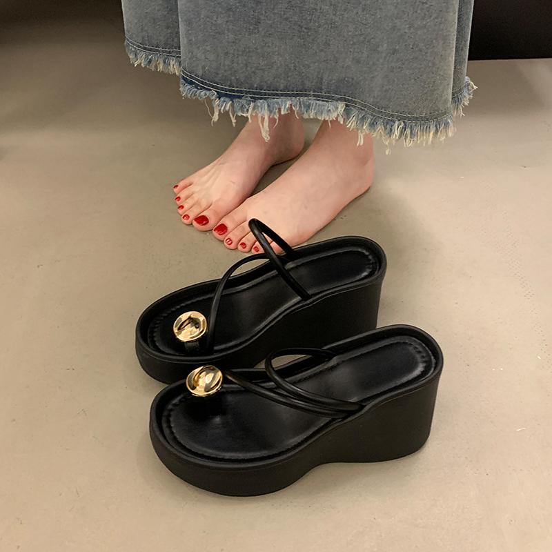 2025 Summer Platform Wedges Heel Women Flip Flop Fashion Clip Toe Slippers Shoes Beach Vacation Female Slides 40 чёрный
2025 Summer Platform Wedges Heel Women Flip Flop Fashion Clip Toe Slippers Shoes Beach Vacation Female Slides 40 чёрный