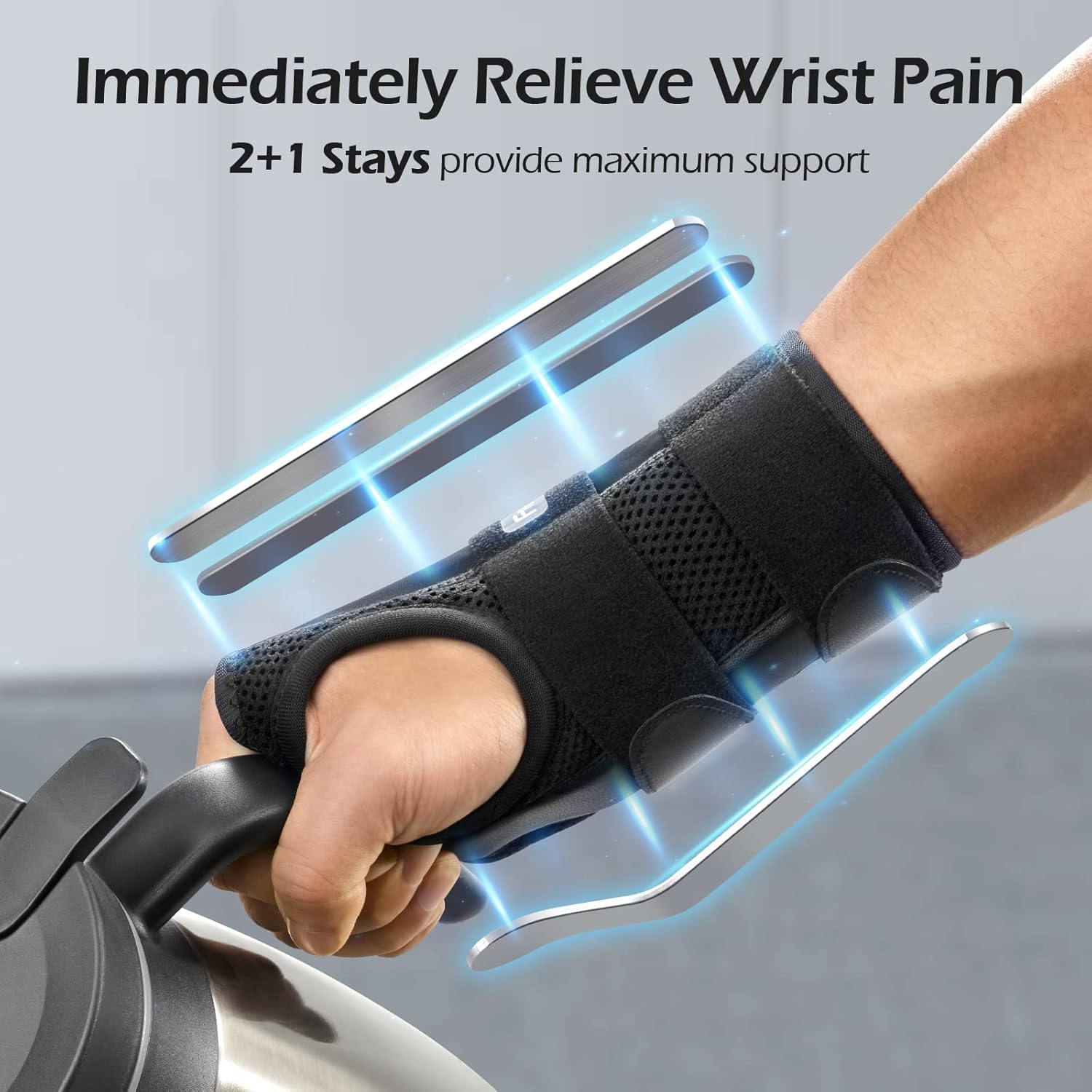 FREETOO Wrist Brace for Carpal Tunnel Relief Night Support, Maximum Support Hand Brace with 3 Stays for Women Men, Wrist Support Splint for Right
FREETOO Wrist Brace for Carpal Tunnel Relief Night Support, Maximum Support Hand Brace with 3 Stays for Women Men, Wrist Support Splint for Right